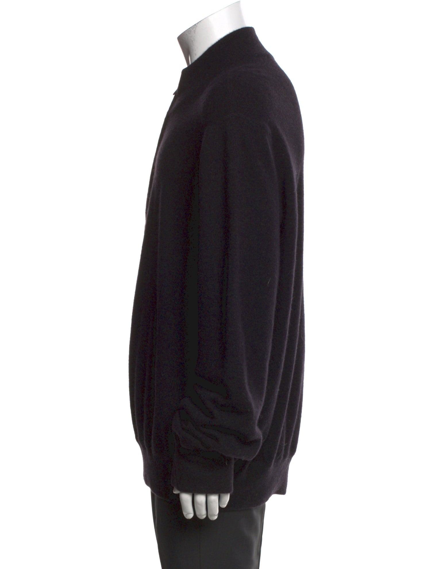 Vince Mock Neck Long Sleeve Polo Sweater
