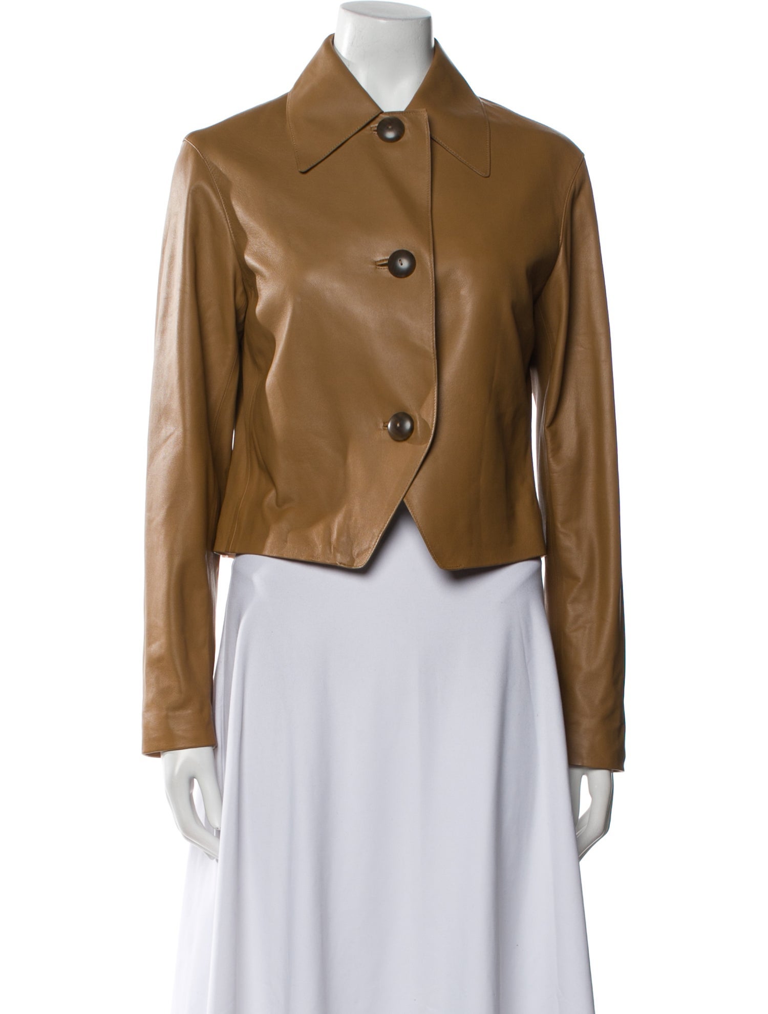 Vince Lamb Leather Biker Jacket