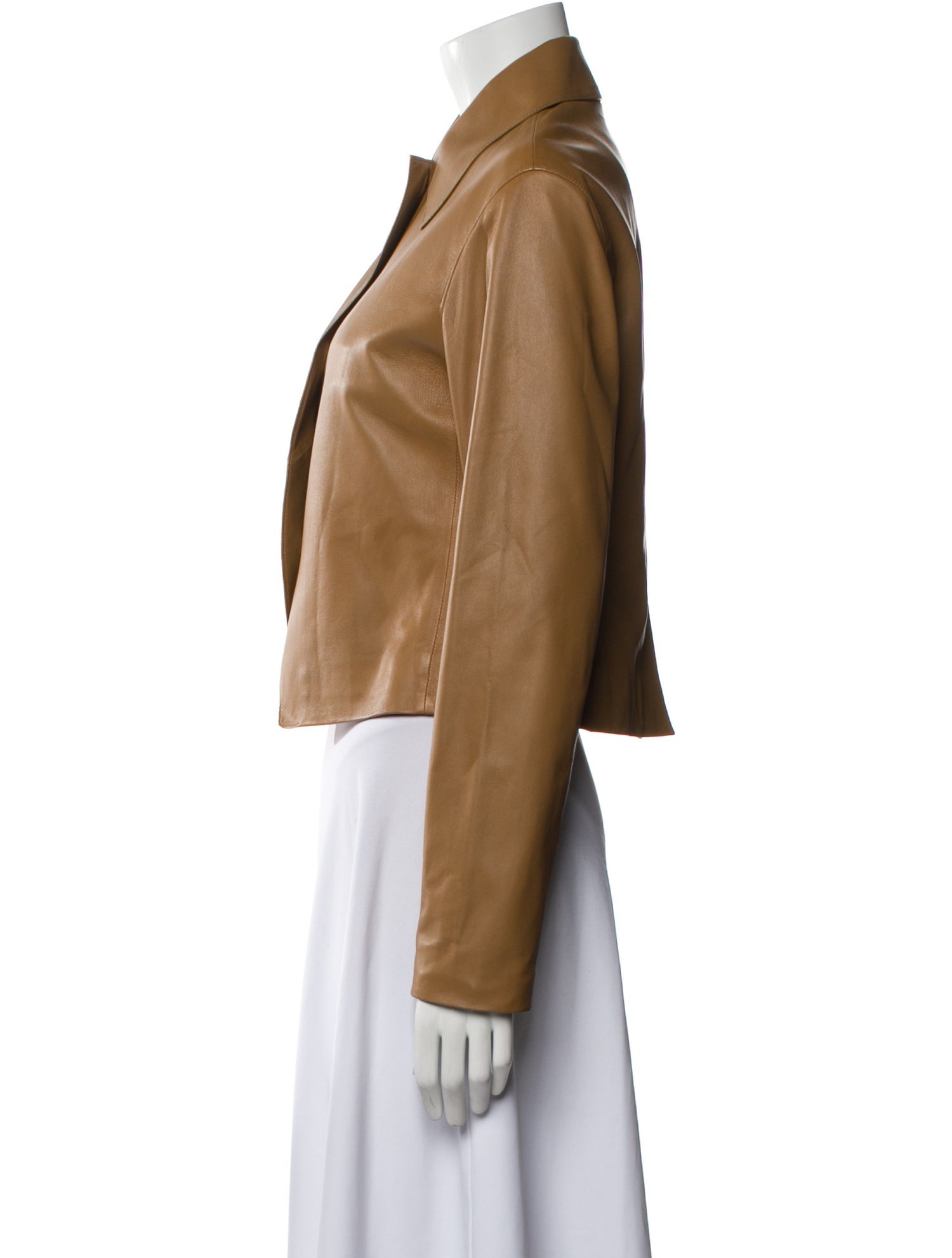 Vince Lamb Leather Biker Jacket