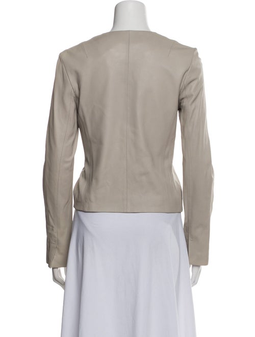 Vince Lamb Leather Biker Jacket