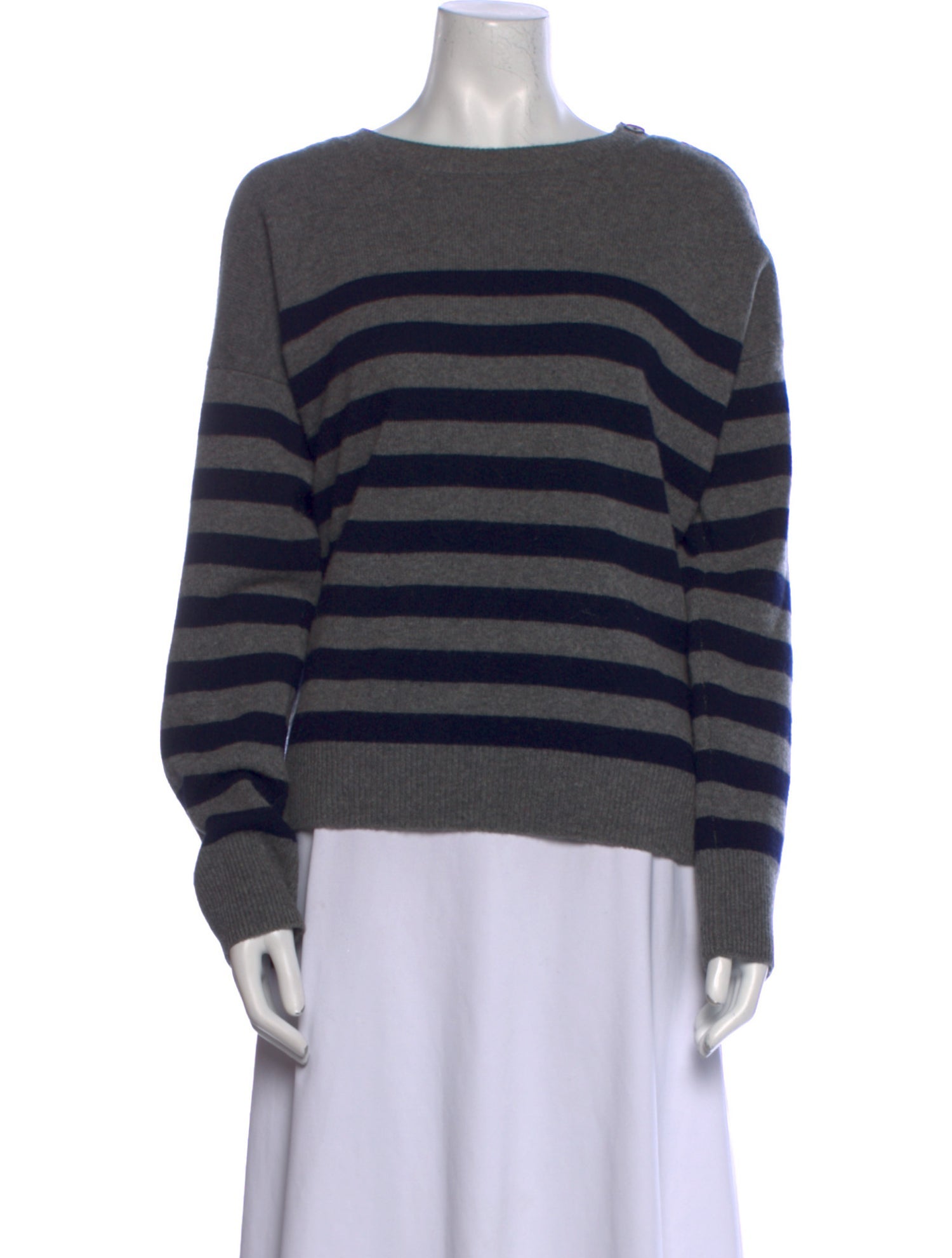 Vince Cashmere Striped Sweater