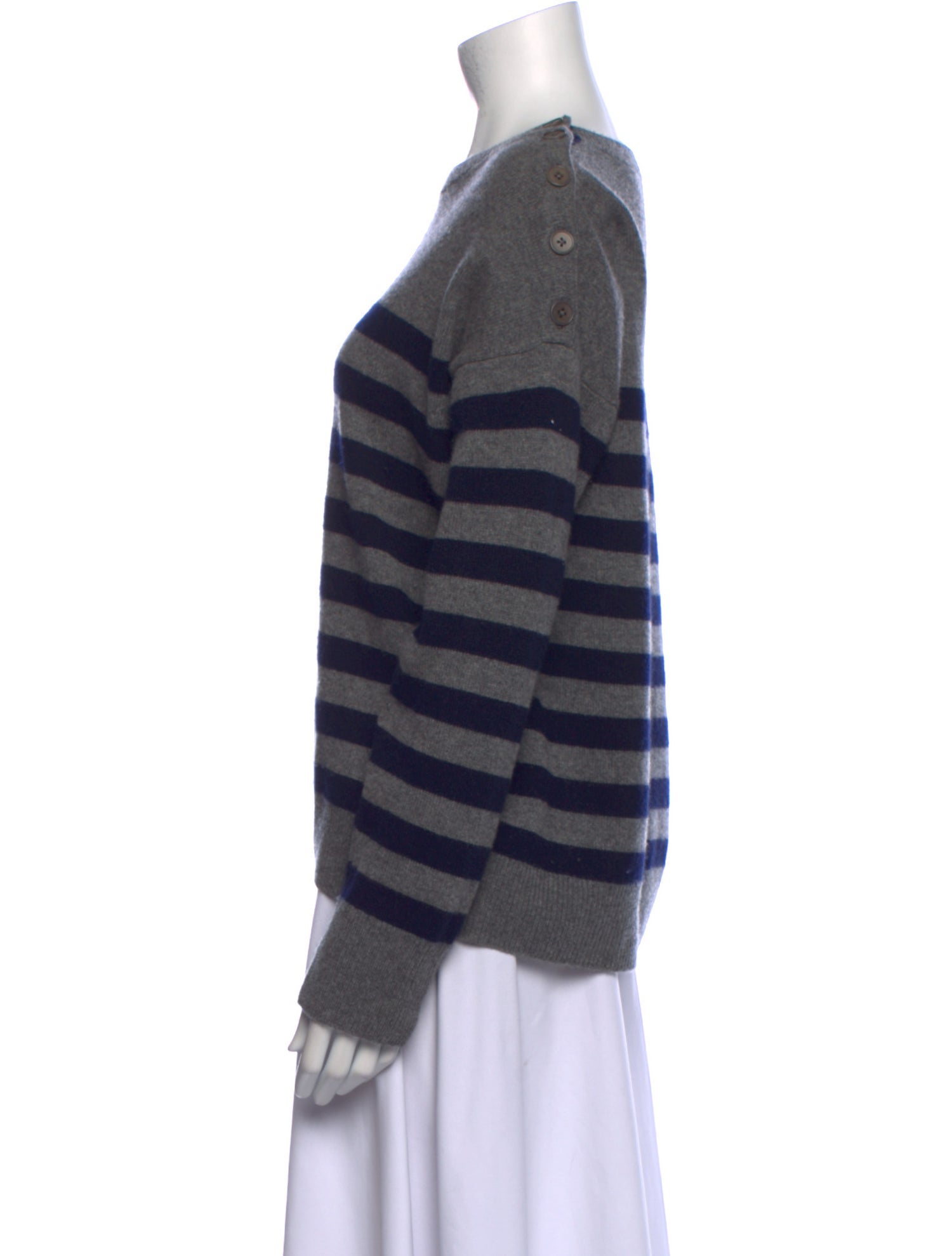Vince Cashmere Striped Sweater
