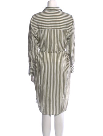 Vince Striped Knee-Length Dress
