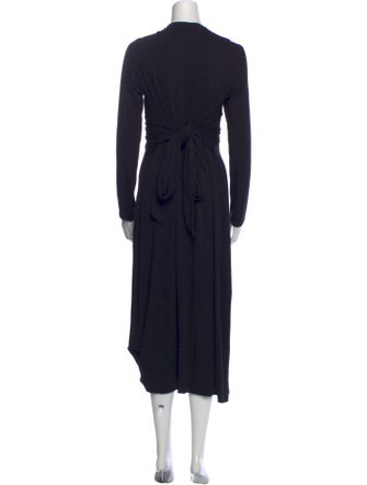 Vince V-Neck Long Dress