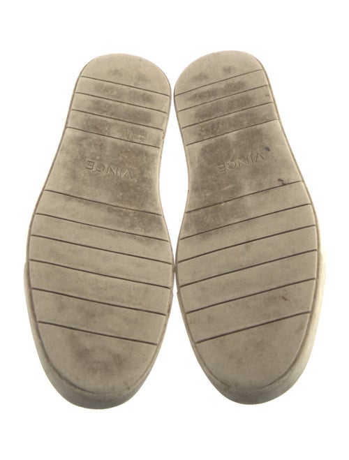 Vince Leather Colorblock Pattern Sneakers