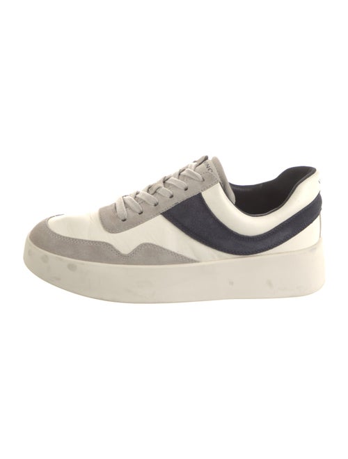 Vince Leather Colorblock Pattern Sneakers