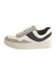 Vince Leather Colorblock Pattern Sneakers