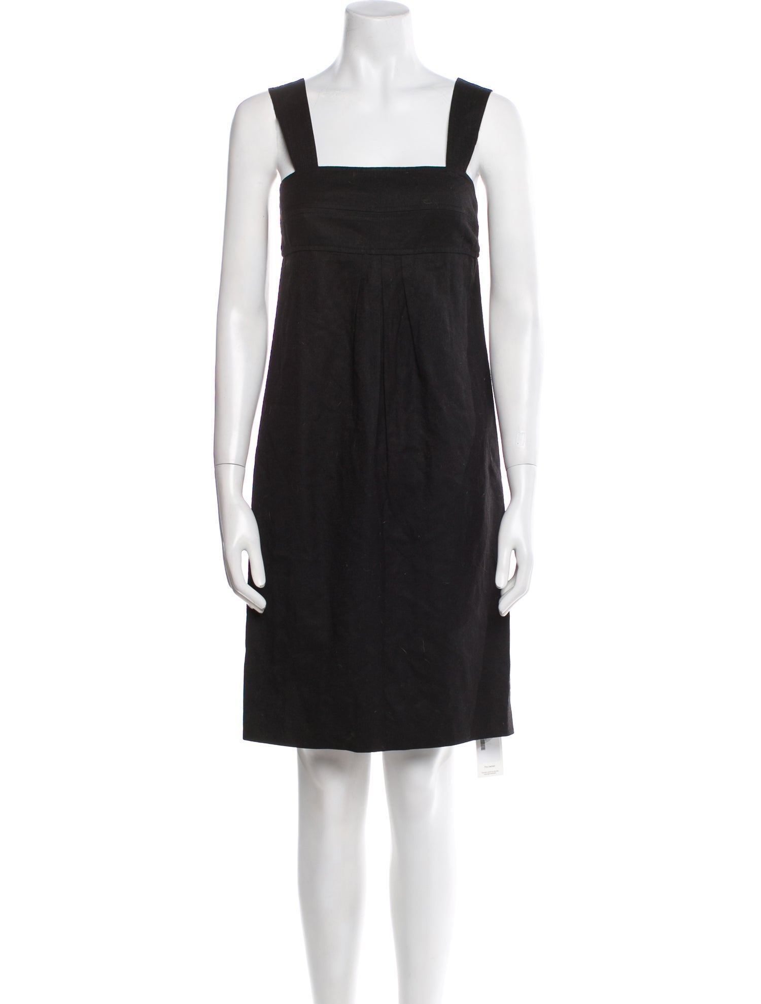 Vince Square Neckline Knee-Length Dress
