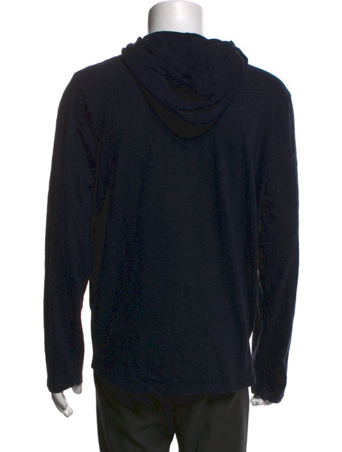 Vince V-Neck Long Sleeve Hoodie