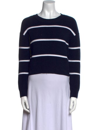 Vince Striped Crew Neck Sweater