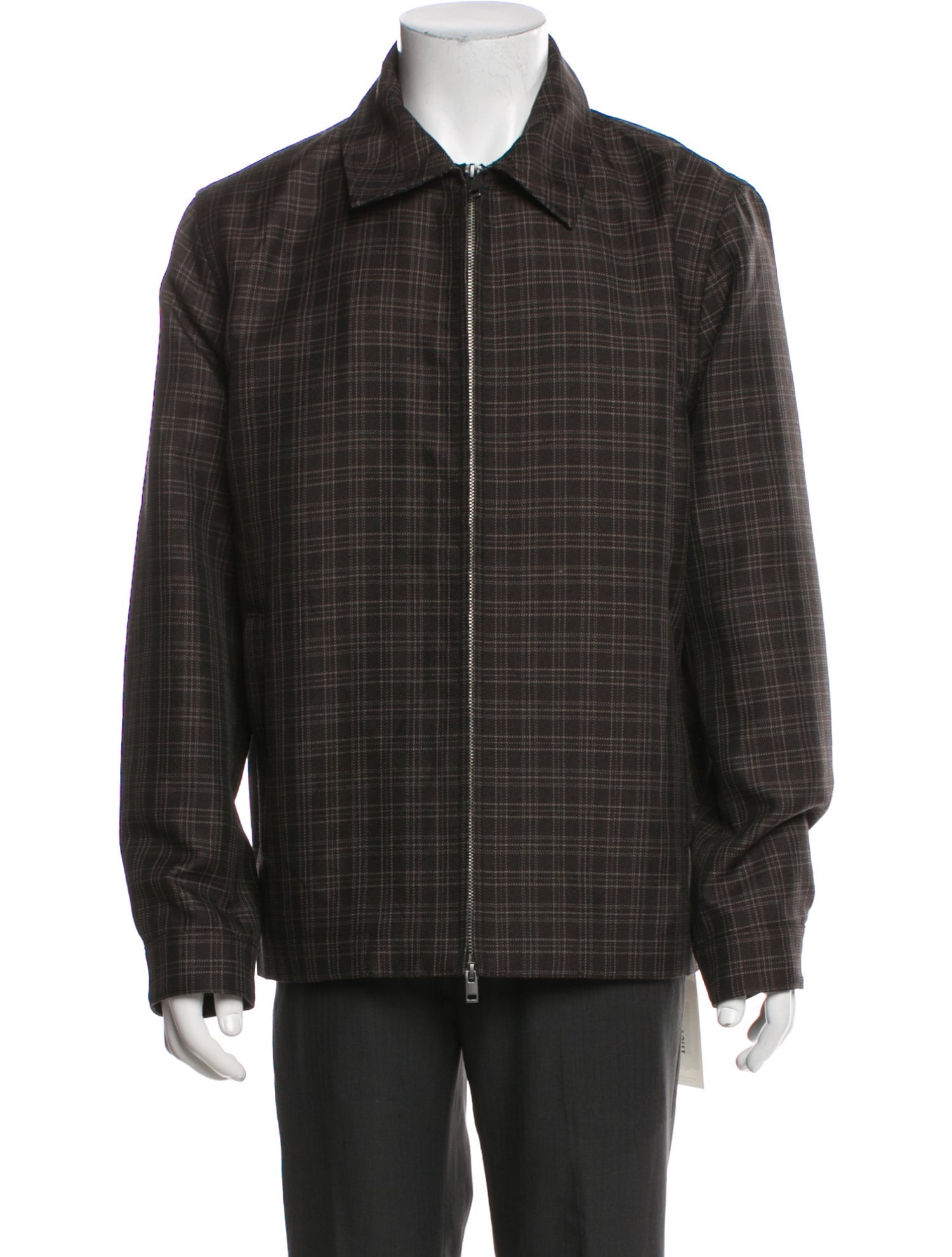 Vince Plaid Print Jacket w/ Tags