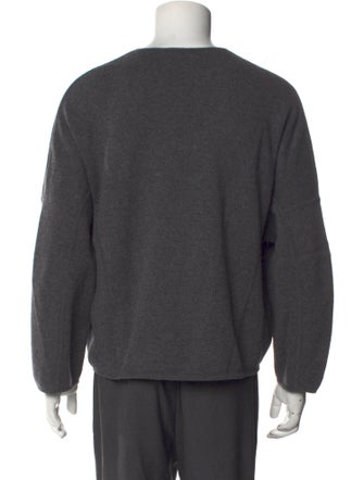 Vince Merino Wool V-Neck Polo Sweater