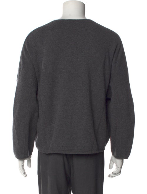 Vince Merino Wool V-Neck Polo Sweater