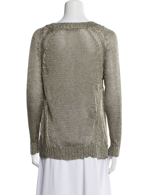 Vince Linen Scoop Neck Sweater