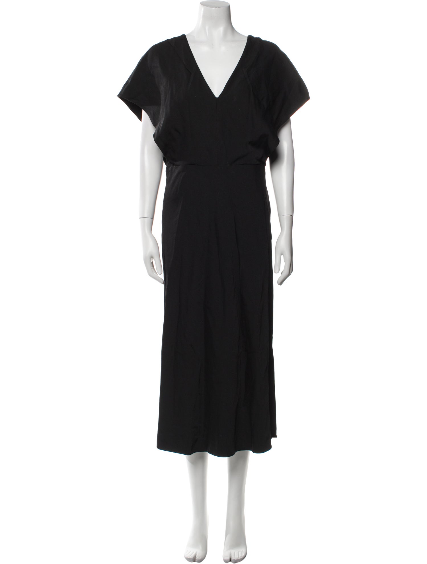 Vince V-Neck Long Dress