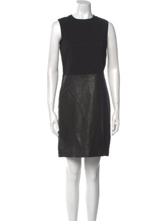 Vince Crew Neck Mini Dress