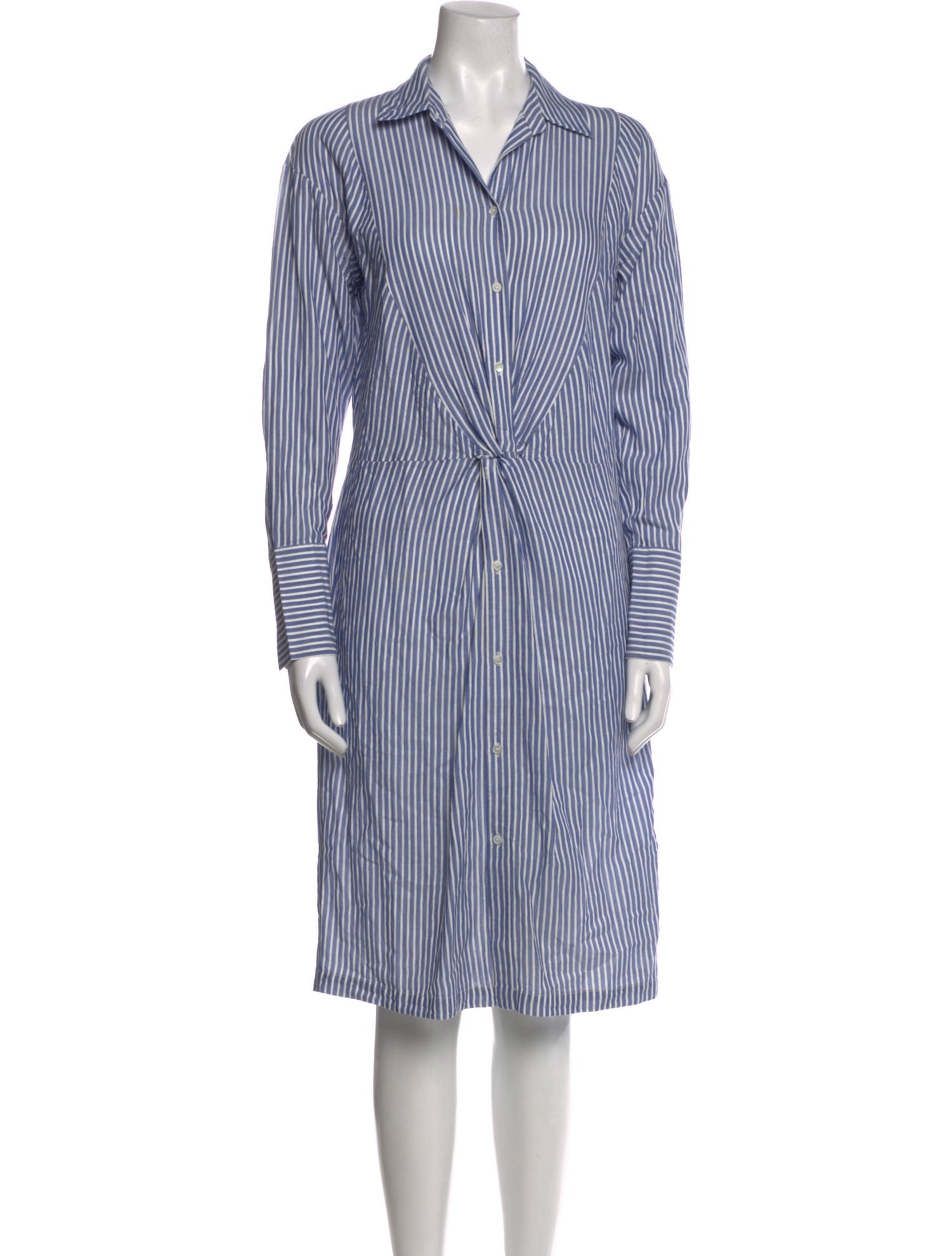 Vince Striped Knee-Length Dress