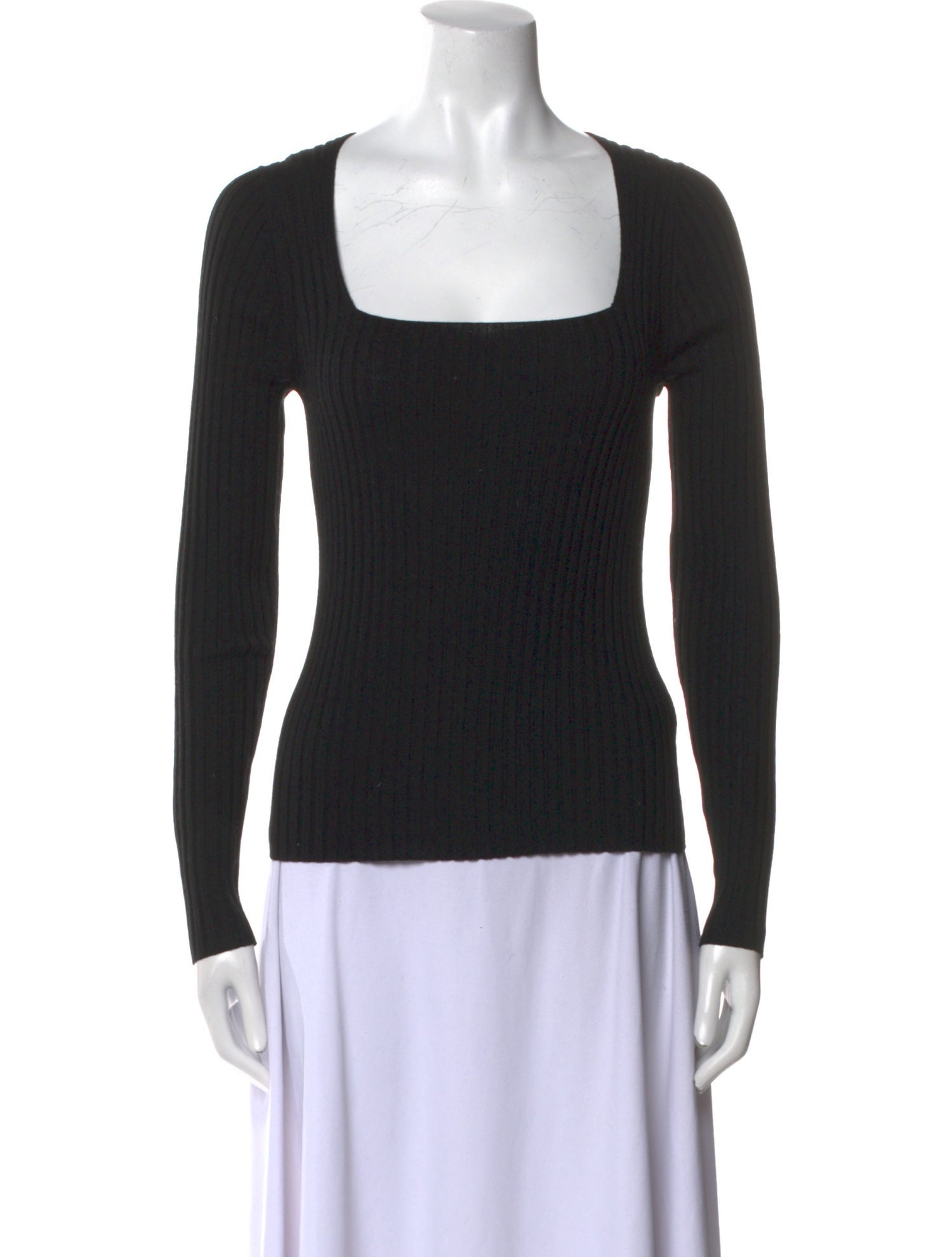 Vince Wool Square Neckline Sweater