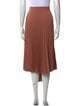 Vince Pleated Accents Midi Length Skirt