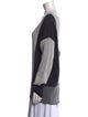 Vince Wool Colorblock Pattern Sweater