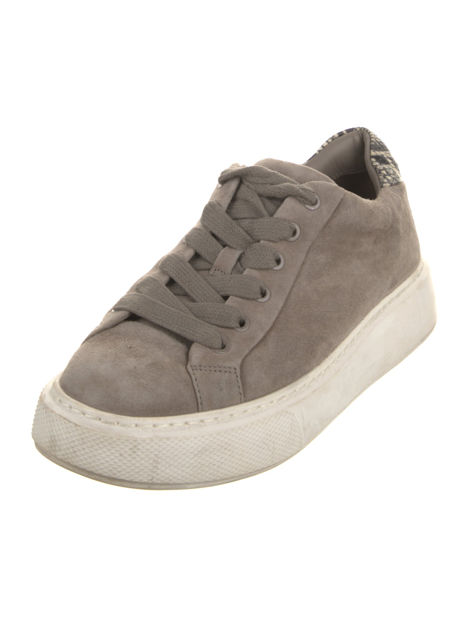 Vince Suede Leather Trim Embellishment Sneakers