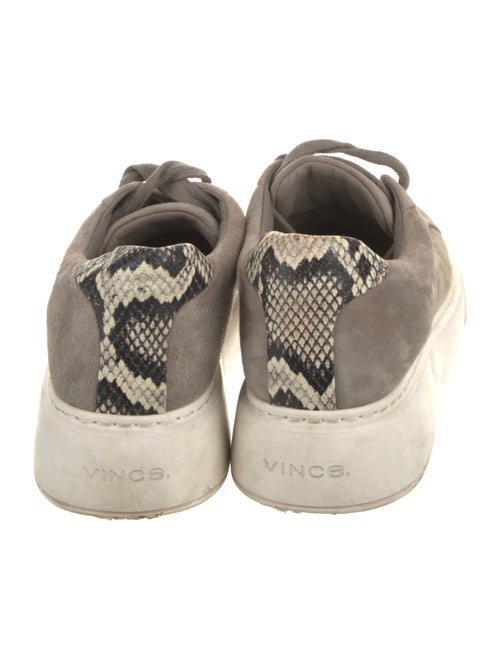 Vince Suede Leather Trim Embellishment Sneakers