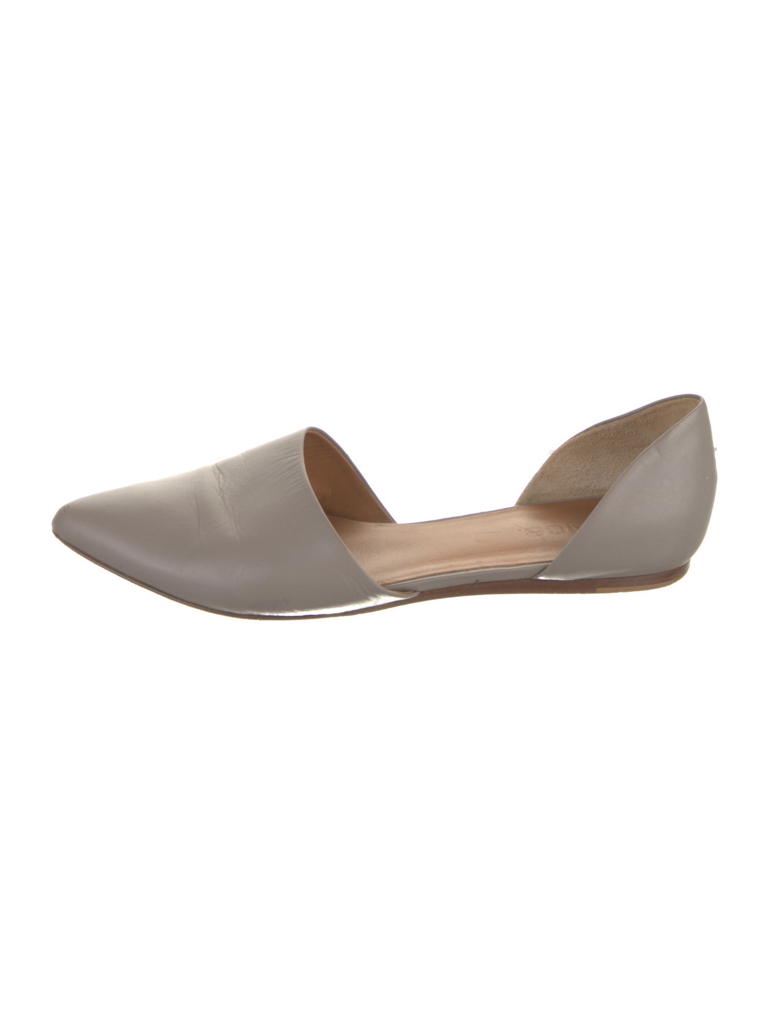 Vince Leather D'Orsay Flats