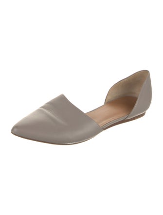 Vince Leather D'Orsay Flats