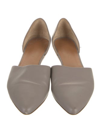 Vince Leather D'Orsay Flats