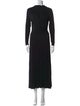 Vince Mock Neck Midi Length Dress