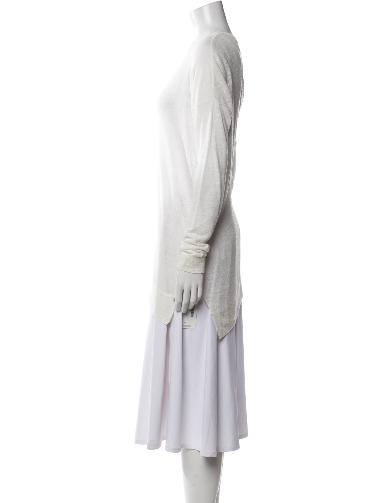 Vince Linen V-Neck Sweater