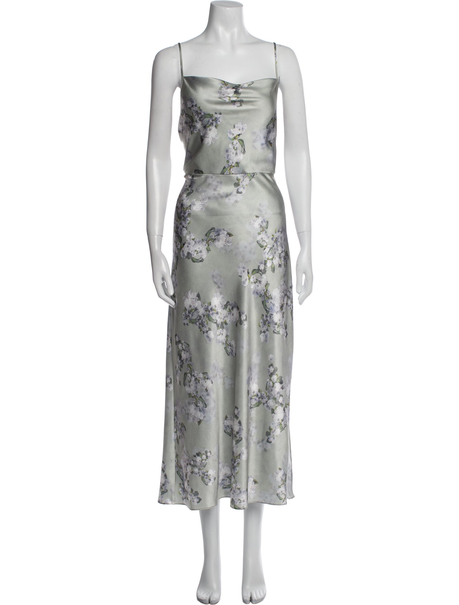 Vince Floral Print Long Dress w/ Tags