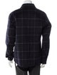 Vince Wool Plaid Print Jacket