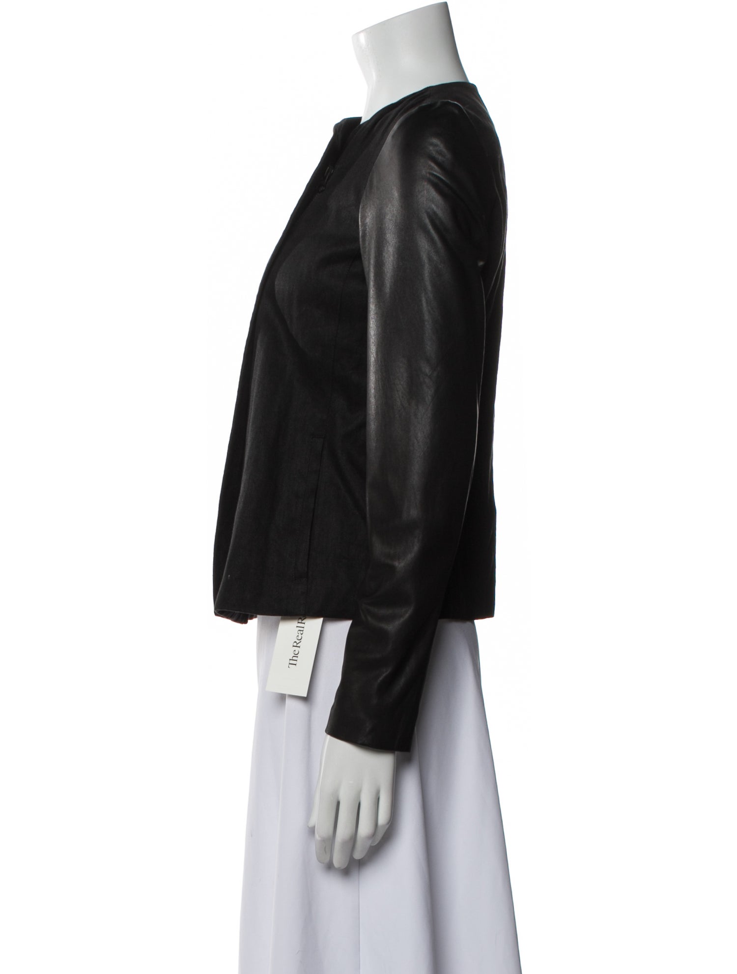 Vince Linen Biker Jacket