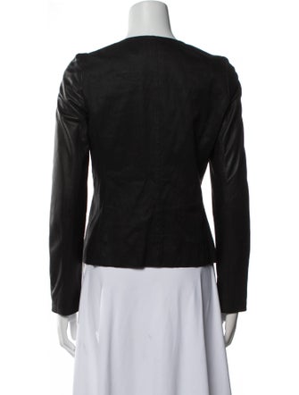 Vince Linen Biker Jacket