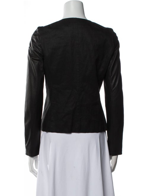 Vince Linen Biker Jacket