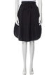 Vince Pleated Accents Knee-Length Skirt