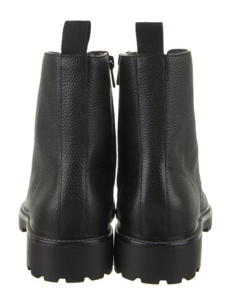 Vince Leather Lace-Up Boots