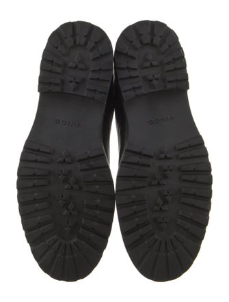 Vince Leather Lace-Up Boots