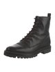 Vince Leather Combat Boots