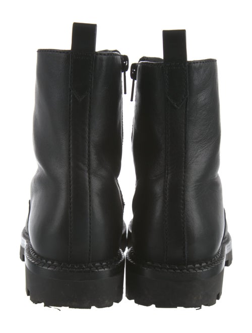 Vince Leather Combat Boots