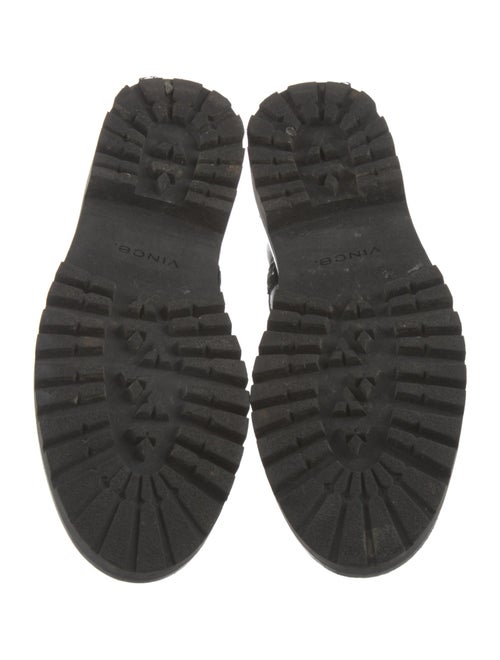 Vince Leather Combat Boots