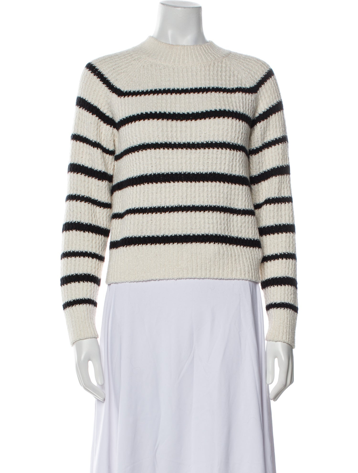 Vince Striped Crew Neck Sweater