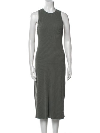 Vince Crew Neck Midi Length Dress