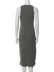 Vince Crew Neck Midi Length Dress