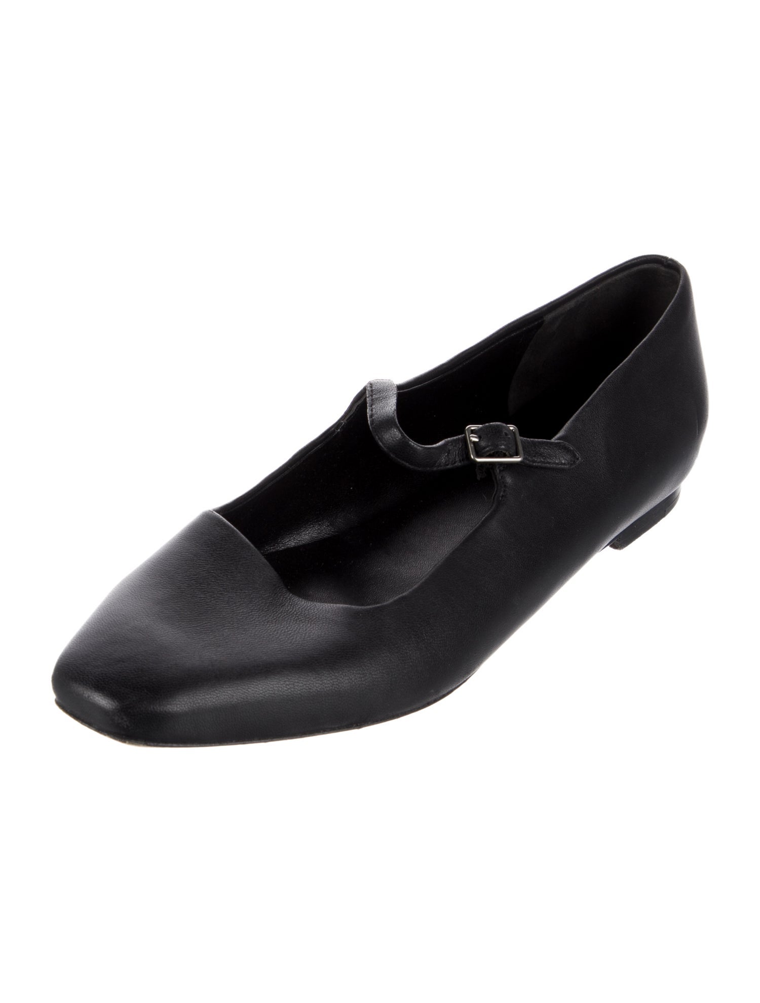 Vince Leather Mary Jane Flats