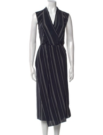 Vince Silk Midi Length Dress
