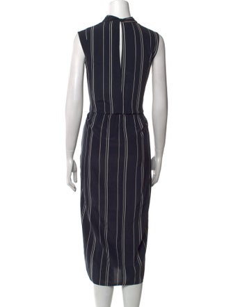 Vince Silk Midi Length Dress