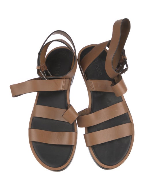 Vince Leather Gladiator Sandals