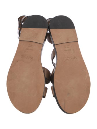 Vince Leather Gladiator Sandals